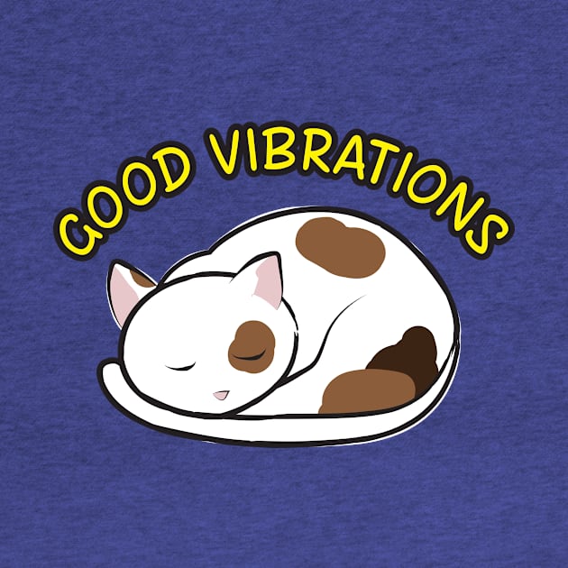 Purrs are Good Vibrations by LittleBearArt